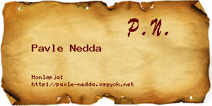 Pavle Nedda névjegykártya
